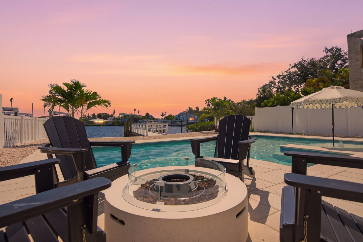 Sunset fire pit